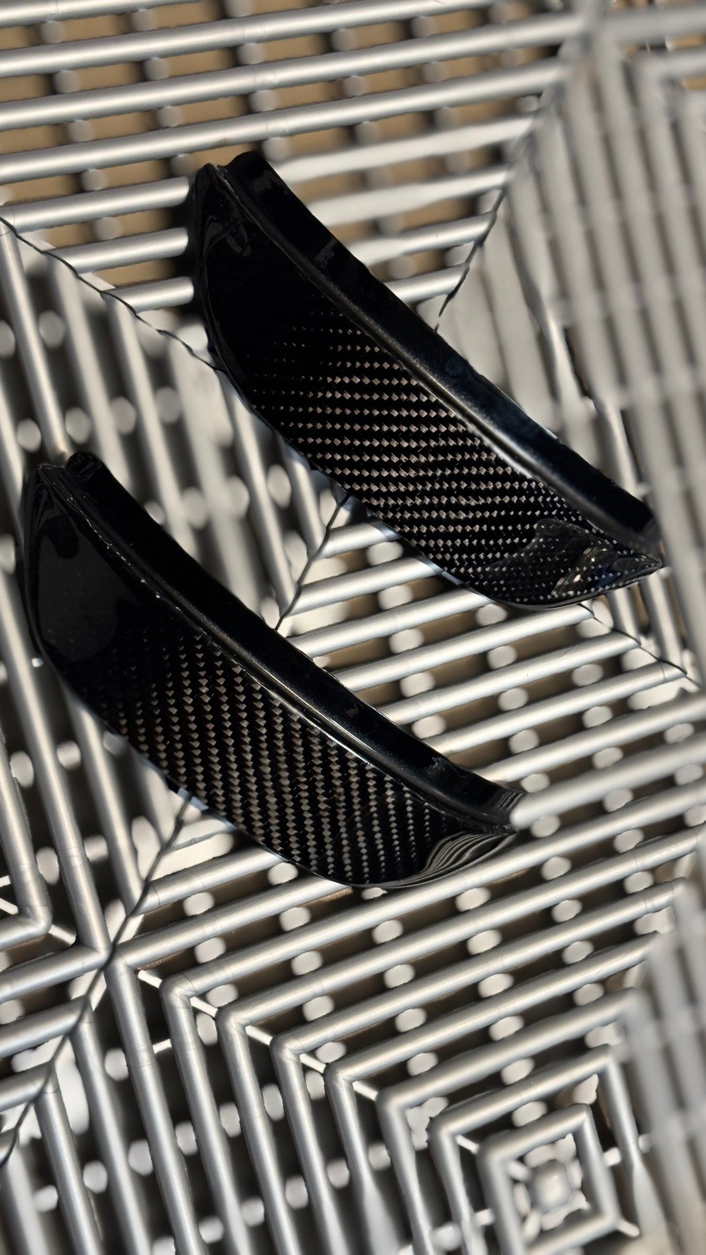(Set of 2) Carbon Fiber Mirror Rain Guard For F5X MINI