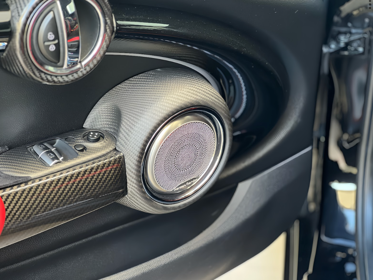 (Set of 2) Stainless Steel Speaker Cover for F5X MINI Cooper