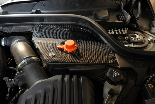 Carbon Fiber Battery Cover For F5X MINI Cooper