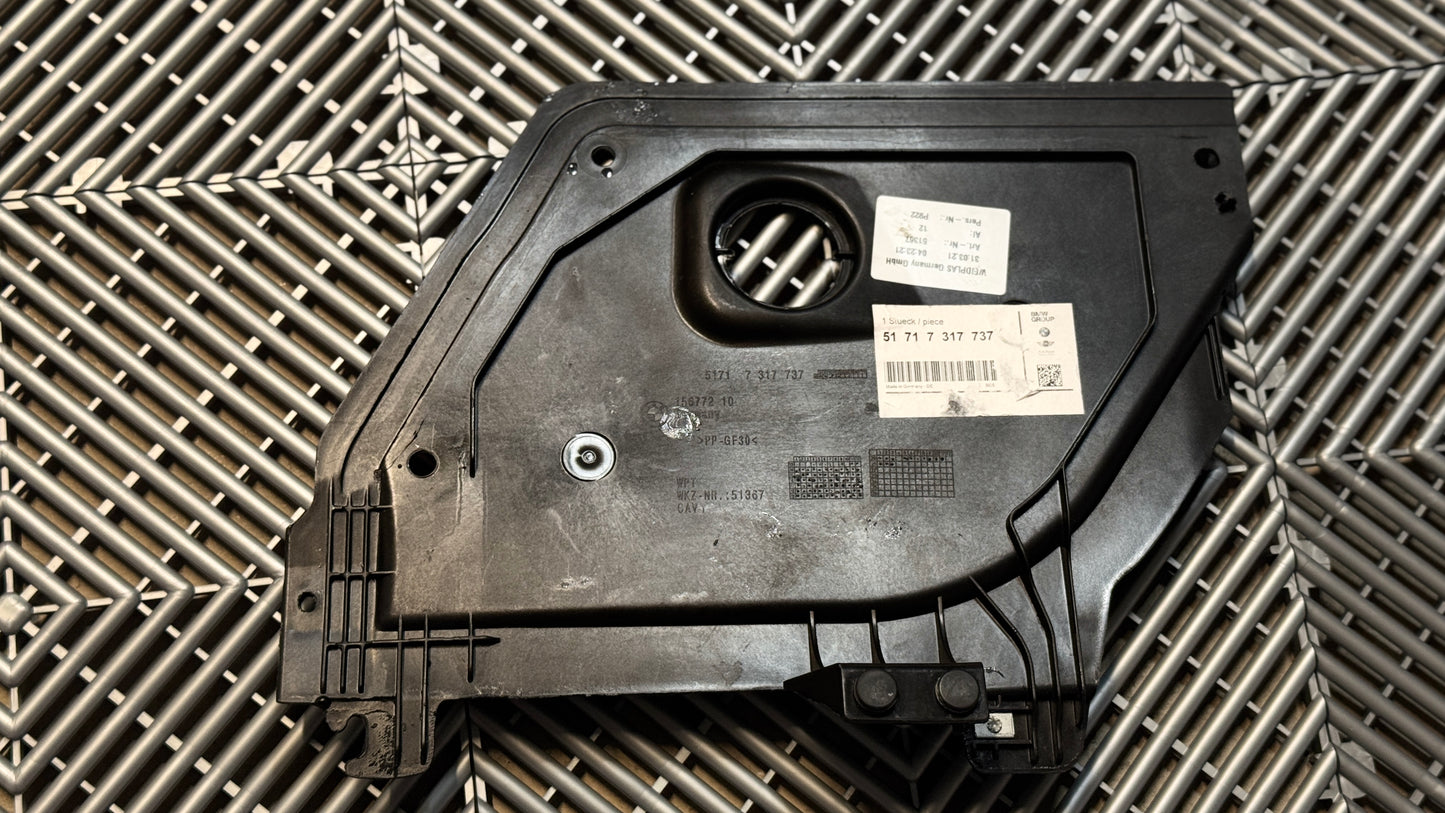Carbon Fiber Battery Cover For F5X MINI Cooper